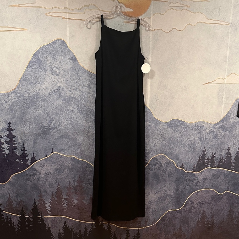 Elegant Black Sleeveless Dress